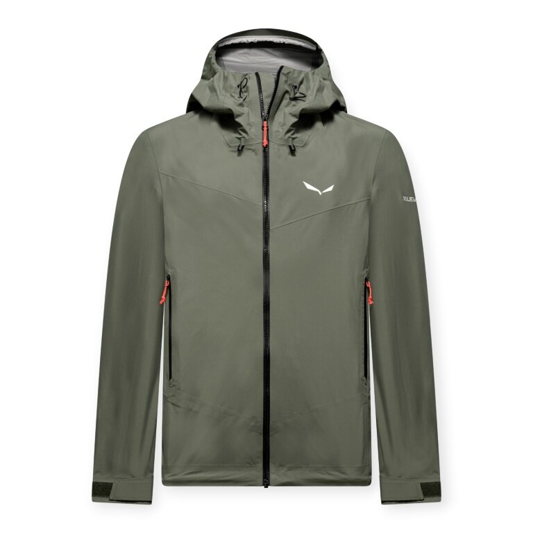 Salewa Wander-Hardshelljacke Ortles PTX 3L (wasserdicht, winddicht) grün Herren
