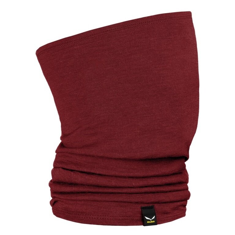 Salewa Schlauchschal (Nackenwärmer) Icono Merino Necktube (warm und atmungsaktiv) weinrot