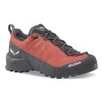 Salewa Wanderschuhe Wildfire Leather 2 GTX (Zustieg, Nubukleder, wasserdicht) rot/schwarz Damen