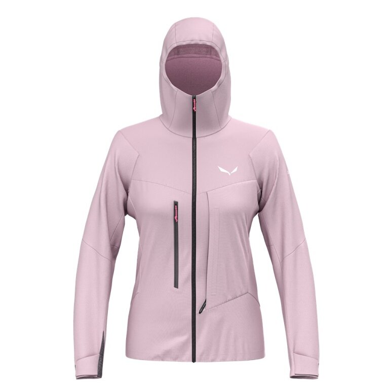 Salewa Softshelljacke Sella Durastretch Hybrid (Hardshell, atmungsaktiv, wasserabweisend) pink Damen