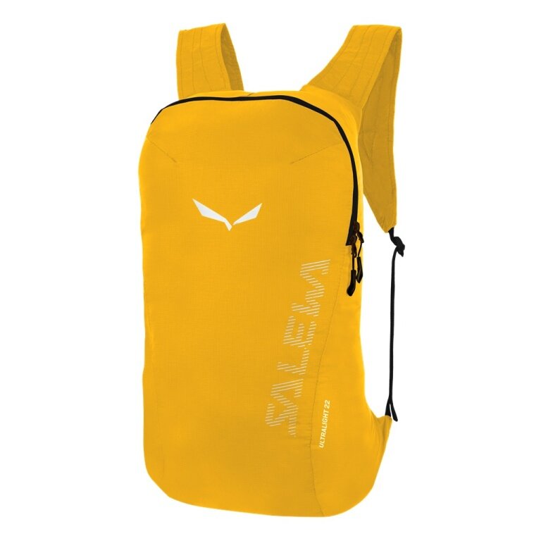 Salewa Tagesrucksack Ultralight (für Reisen und Alltag, leicht, PFC-frei) goldgelb - 22 Liter