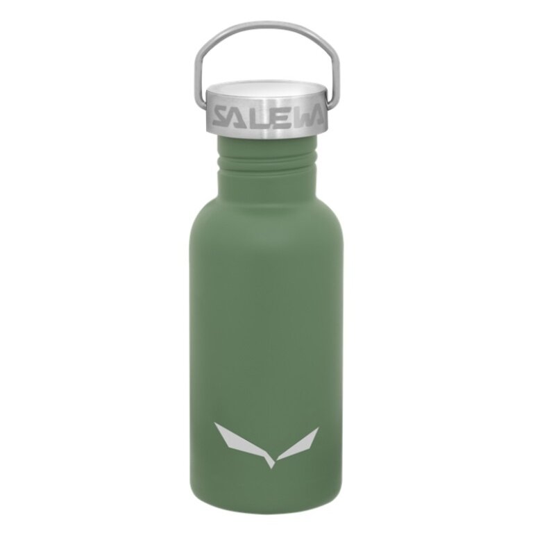 Salewa Trinkflasche Aurino Edelstahl (leicht, robuste Material) 500ml grün