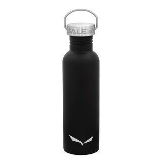 Salewa Trinkflasche Aurino Edelstahl (leicht, robuste Material) 750ml schwarz