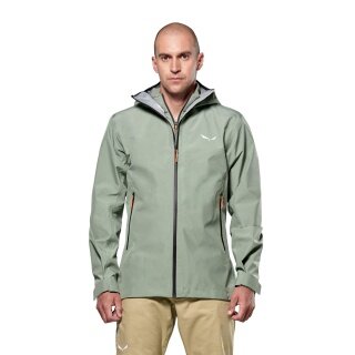 Salewa Wanderjacke Puez Gore-Tex 3-Lagen EPE (Hardshelljacke, winddicht, wasserdicht) shadowgrün Herren