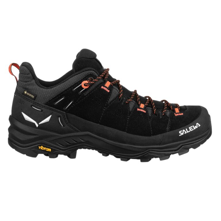 Salewa Wanderschuhe Alp Trainer 2 GTX (Alpine, Wildleder, wasserdicht) schwarz/onyx Damen