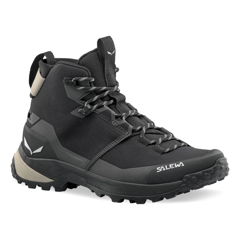 Salewa Wanderschuhe Puez 2 Mid Powertex (Trekking, wasserdicht, atmungsaktiv) schwarz Damen