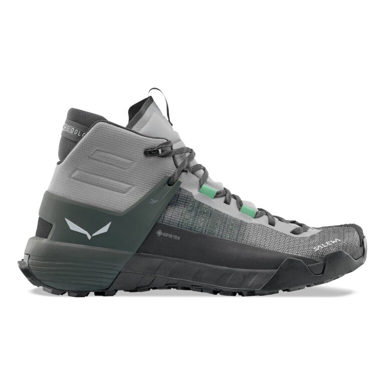 Salewa Wanderschuhe Wildfire NXT MID GTX (Zustieg/Speed-Hiking, wasserdicht) grau/olive Herren