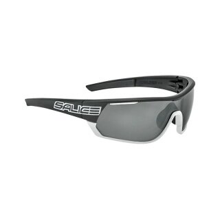 Salice Sonnenbrille Radbrille 016RWP Polarisiert (Glasscheibe: Hydrophobic Polarflex RWP Schwarz) schwarz/weiss - 1 Brille