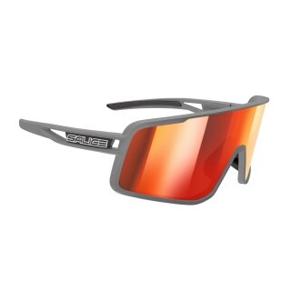 Salice Sonnenbrille 022RW (Glasscheibe: Hydrophobic RW Rot) grau/rot - 1 Brille