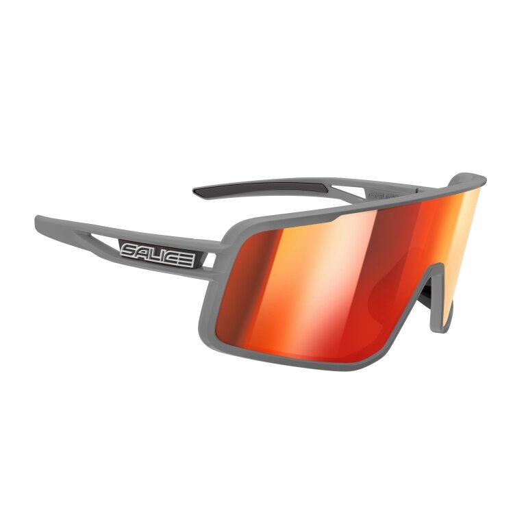 Salice Sonnenbrille 022RW (Glasscheibe: Hydrophobic RW Rot) grau/rot - 1 Brille
