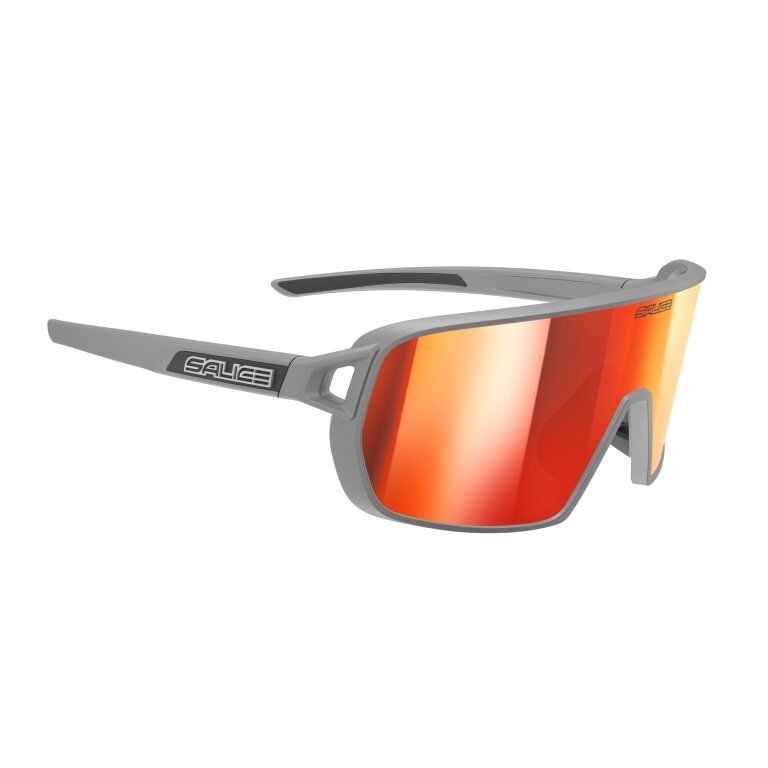 Salice Sonnenbrille 028RW (Glasscheibe: Hydrophobic RW Rot) grau/rot - 1 Brille