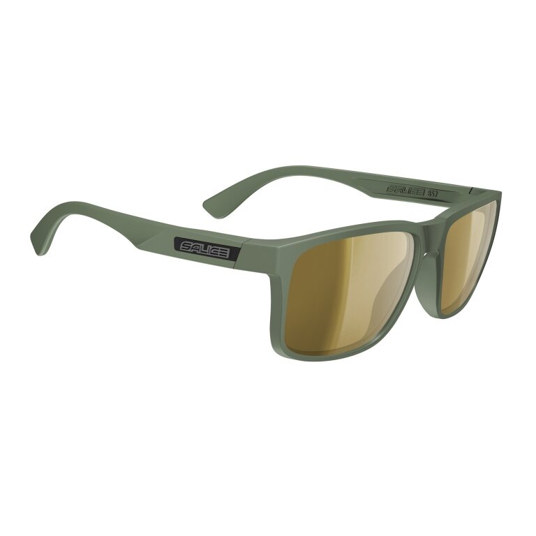 Salice Sonnenbrille 857RWP (Glasscheibe: Polarflex RWP gold) grün/gold - 1 Brille