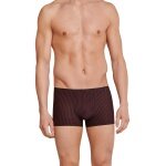 Schiesser Boxershorts Long Life Soft 149047 rot/schwarz gestreift Herren - 1 Stück