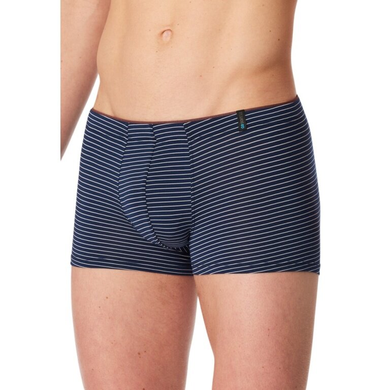 Schiesser Unterwäsche Boxershorts Long Life Soft Modal Streifen admiralblau Herren - 1 Stück