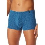 Schiesser Unterwäsche Boxershorts Long Life Soft Shorts Modal gemustert blau - 1 Stück