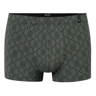 Schiesser Unterwäsche Boxershorts Long Life Soft Shorts Modal gemustert dunkelgrün - 1 Stück