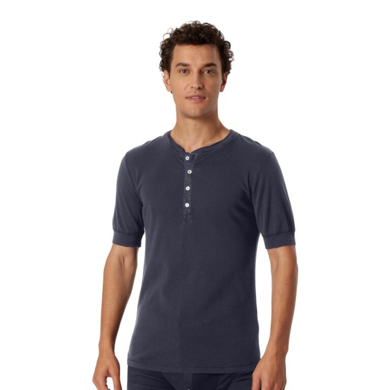 Schiesser Freizeit Tshirt Revival Karl-Heinz Kurzarm graphitgrau Herren