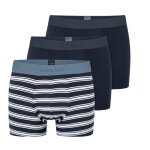 Schiesser Unterwäsche Boxershorts 95/5 Webgummibund 912 mehrfarbig gestreift Herren - 3 Stück