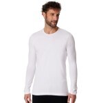 Schiesser Unterwäsche Langarmshirt Organic Cotton Rundhals 95/5 - weiss Herren