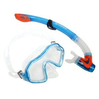 Schildkröt Schnorchelset Barbados Kinder/Junior - Silikon-Tauchbrille, Silikon-Schnorchel - 1 Set