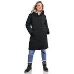 Schöffel Winter-Daunenmantel Down Parka Canterbury (4-Wege-Stretch, sehr warm, wasserdicht) schwarz Damen