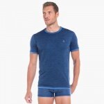 Schöffel Unterwäsche Shirt Merino Sport blau Herren