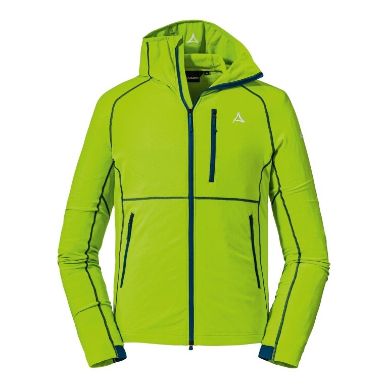 Schöffel Fleecejacke Ramezza Hoody (atmungsaktiv, schnell trocknend, warm) limegrün Herren