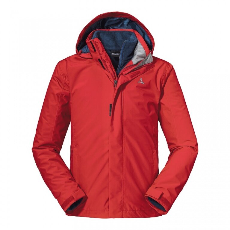 Schöffel Herren Partinello 3in1 Jacke - Winddichte Winterjacke Mit Fleece Innenjacke