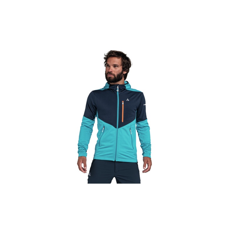 Schöffel Fleecejacke Hydalen mit Kapuze (atmungsaktiv, schnell