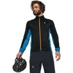 Schöffel Fahrrad-Langarmshirt Piambello Full-Zip (maximale Bewegungsfreiheit) schwarz/blau Herren