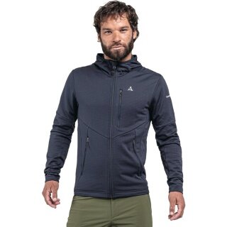 Schöffel Fleecejacke Hydalen Hoody (atmungsaktiv, schnell trocknend, 2-Wege-Stretch) navyblau Herren