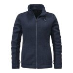 Schöffel Fleecejacke Oberau Zipln (hoher Feuchtigkeitstransport, sehr warm) dunkelblau Damen
