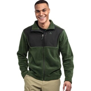 Schöffel Fleecejacke Urban Fleece Style Gregale (sehr warm, feuchtigkeitsregulierend) jadegrün/schwarz Herren
