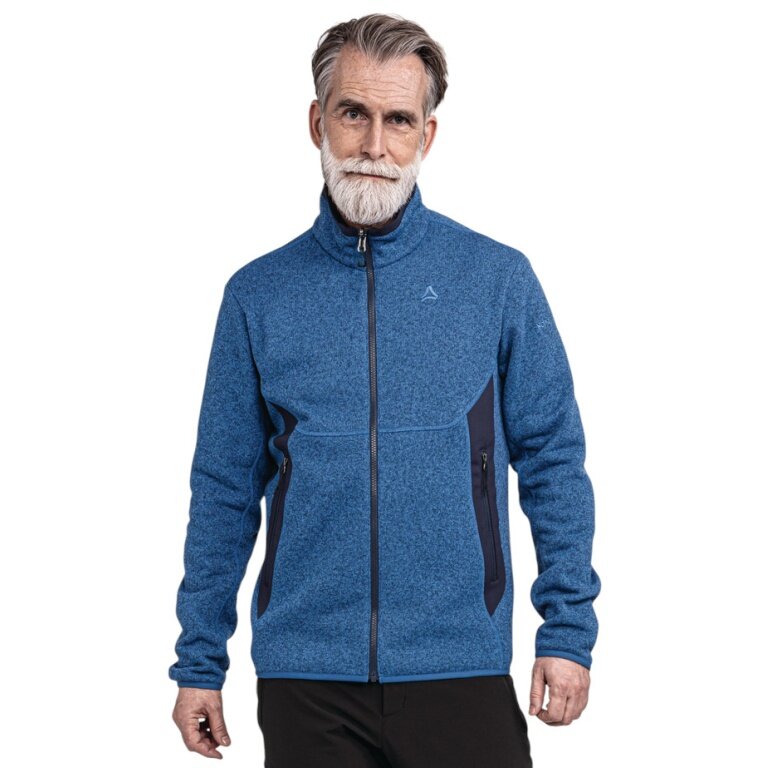 Schöffel Fleecejacke Hiking Circ Style Yew (warm, schnelltrocknend) blau Herren