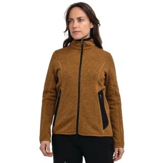 Schöffel Fleecejacke Hiking Circ Style Yew (warm, hoher Feuchtigkeitstransport) nutbraun Damen