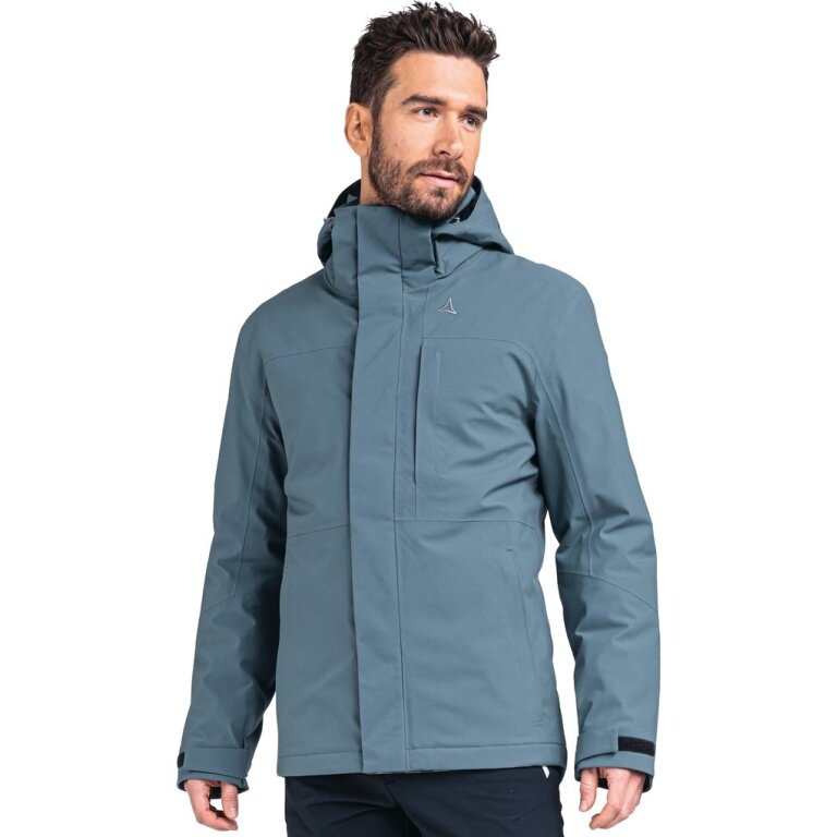 Schöffel Winter-Wanderjacke Insulated Bastianisee (wasserdicht, atmungsaktiv) hellblau Herren