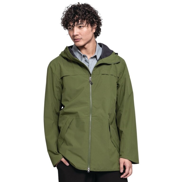 Schöffel Regenjacke Urban Parka Style Bohorok MNS (wasserdicht, atmungsaktiv) grün Herren