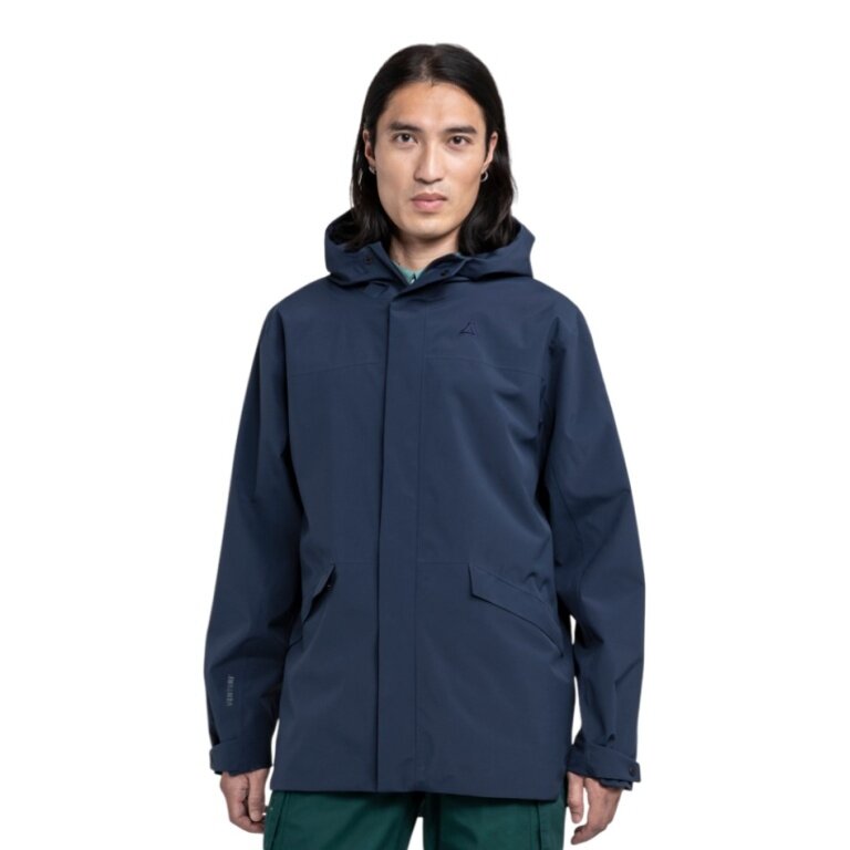 Schöffel Regenjacke CIRC Style Smue (wasserdicht, 2-Wege-Stretch) dunkelblau Herren