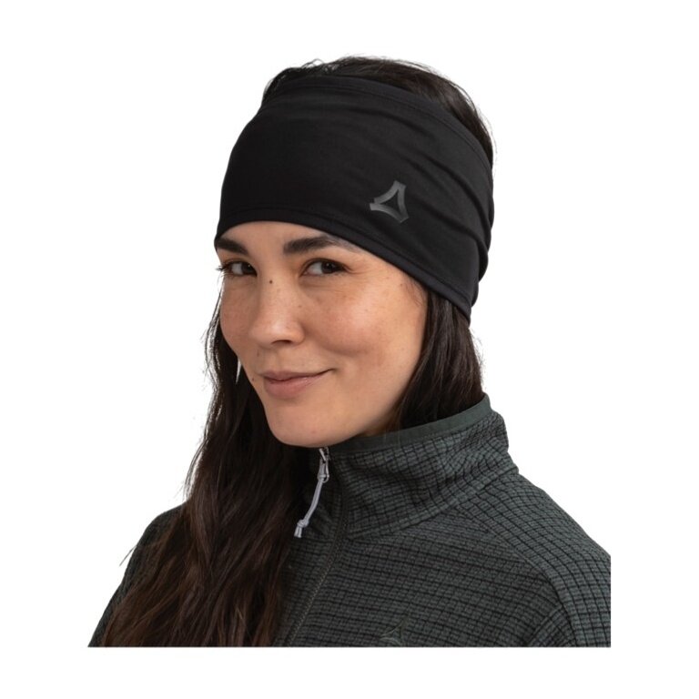 Schöffel Stirnband (Strickmuster) Cascata Headband schwarz - 1 Stück