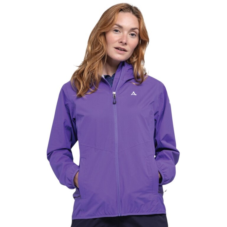 Schöffel Trekking-Wanderjacke Hiking Style Migandi MNS (2.5-Lagen, wasserdicht, atmungsaktiv) violett Damen