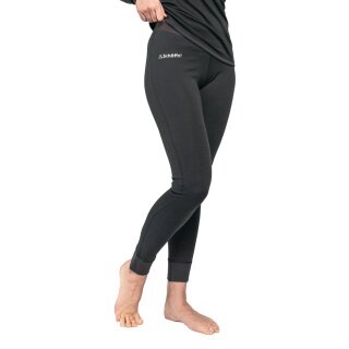 Schöffel Unterziehehose Merino Sport Pants (hoher feuchtigkeitstransport) lang schwarz Damen