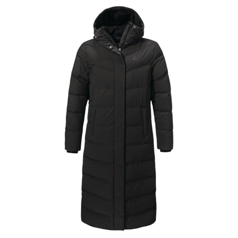 Schöffel Winter-Daunenmantel Urban Down Style Vindave (wärmend dank Daunenfüllung) schwarz Damen