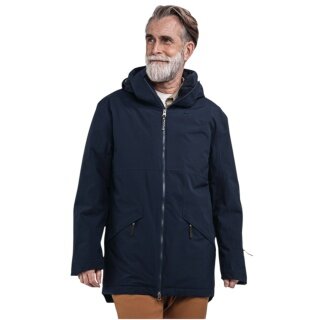 Schöffel Übergangs-Regenjacke Urban Insulated Parka Style Malkay (wasserdicht, atmungsaktiv) navyblau Herren