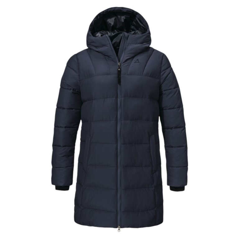 Schöffel Winterparka Urban Insulated Style Boslix (wärmend dank Daunenfüllung) navyblau Damen