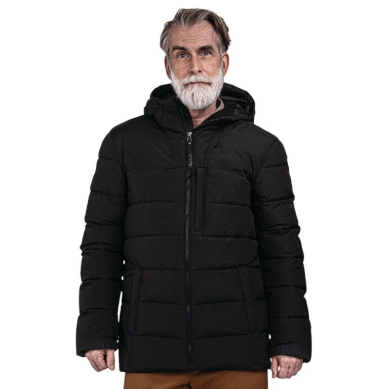Schöffel Winterjacke Urban Insulated Style Boslix (wärmend dank Daunenfüllung) schwarz Herren