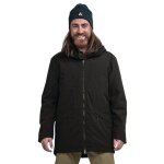 Schöffel Übergangs-Regenjacke Urban Insulated Parka Style Malkay (wasserdicht, atmungsaktiv) schwarz Herren