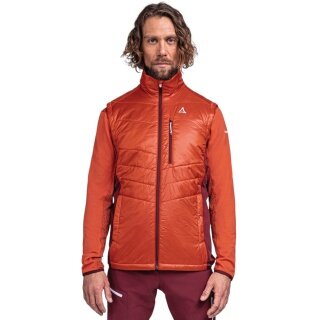 Schöffel Wander-Weste Hybrid Stams Vest (strapazierfähig, atmungsaktiv) rot Herren