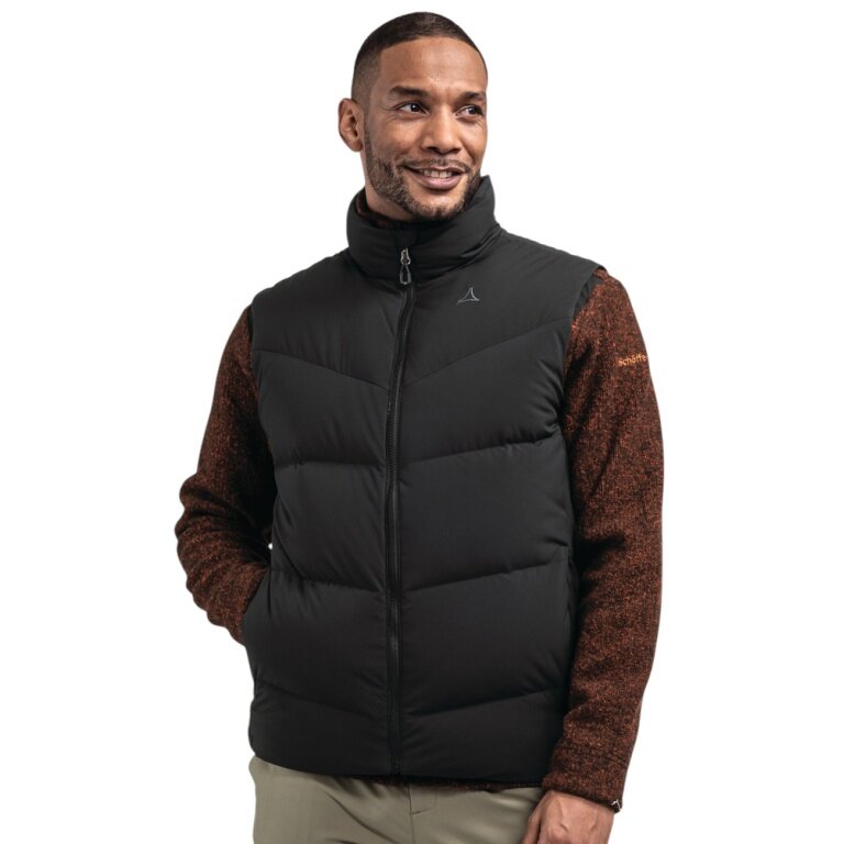Schöffel Wander-Weste Urban Down Style Cers MNS (Winddicht, 4-Wege-Stretch) schwarz Herren