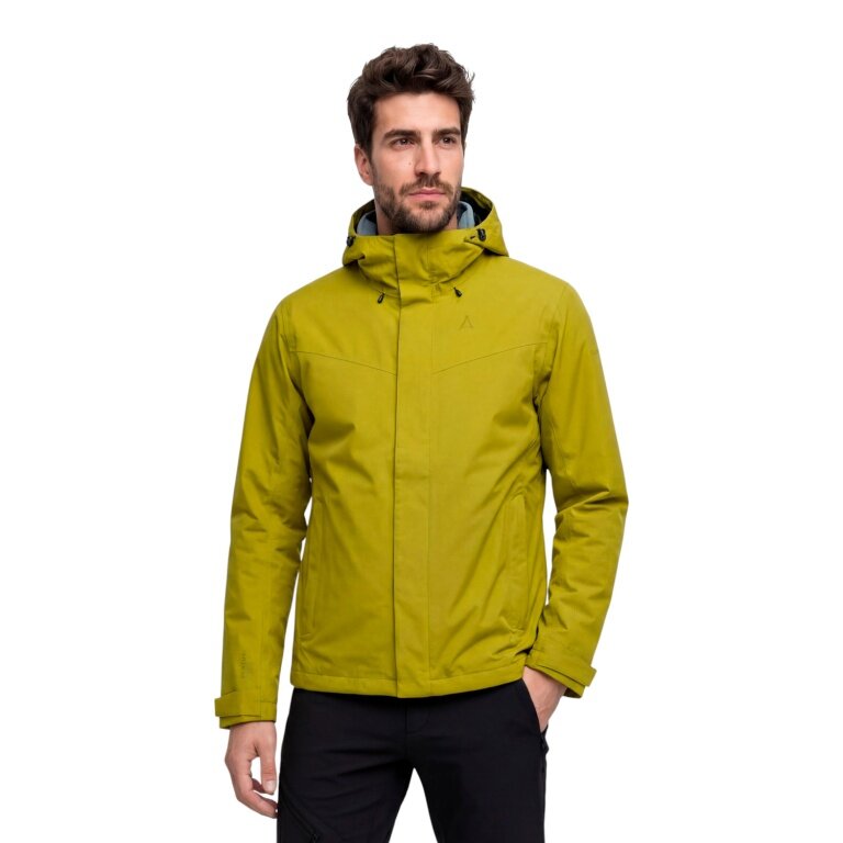 Schöffel Wanderjacke Hiking 3in1 Okere (wasserdicht, 2-Lagen VENTURI) golden grün Herren