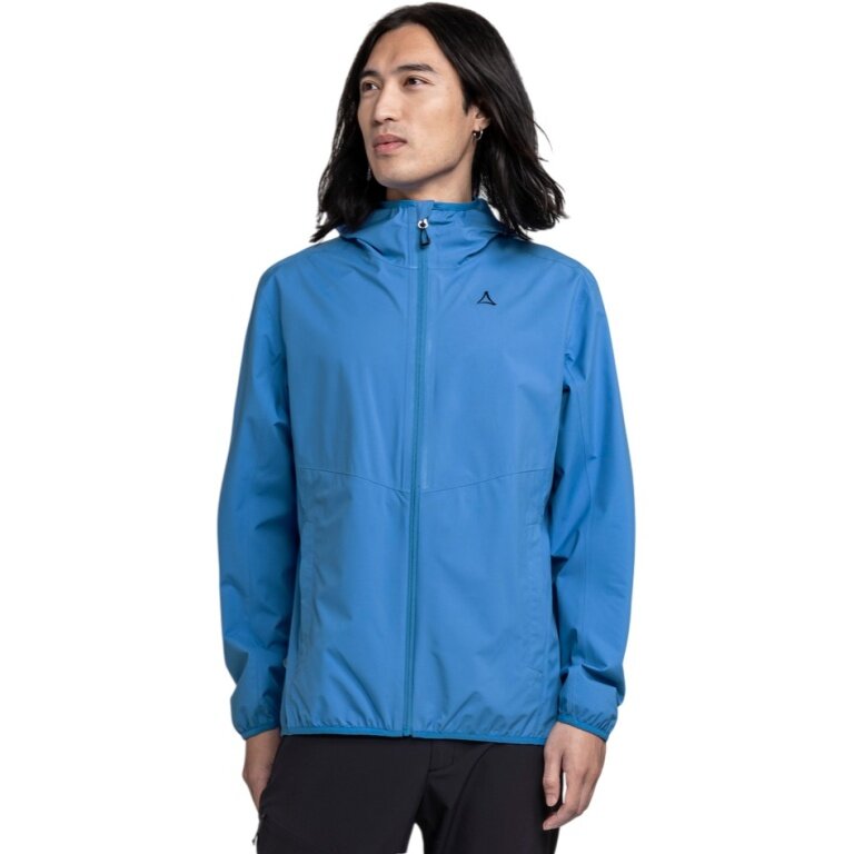 Schöffel Trekking-Wanderjacke Hiking Style Migandi MNS (2.5-Lagen, wasserdicht, atmungsaktiv) hellblau Herren